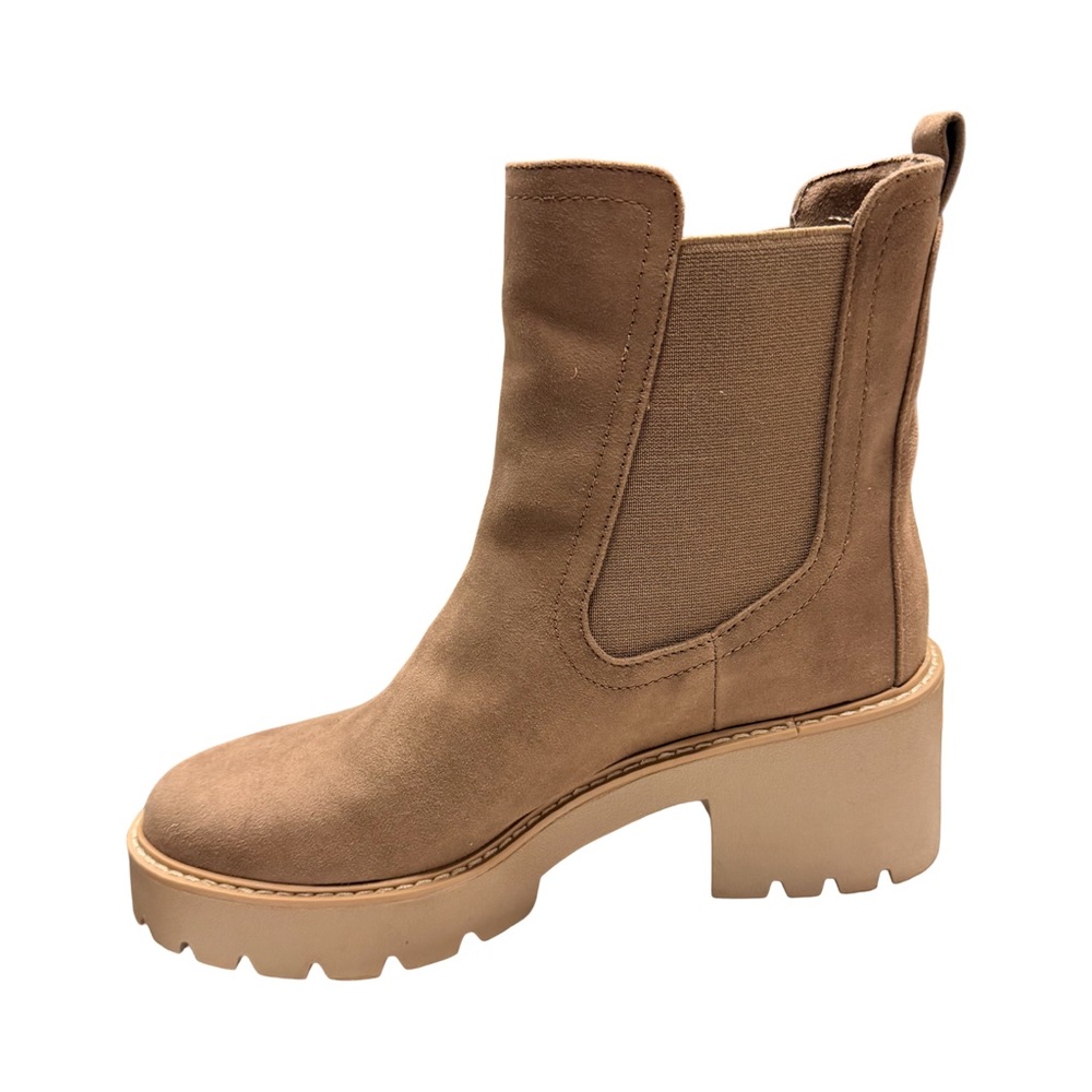 DV by Dolce Vita Tiffany Chelsea Boots | Taupe Suede - Picture 3 of 10